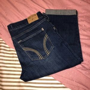 hollister stretch crop jeans